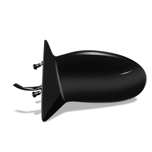 RETROVISOR MIRROR - OEM - 99-01 OLDSMOBILE ALERO / 2002 PONTIAC GRAND AM - MANUAL - PAINTABLE - BLACK - LEFT