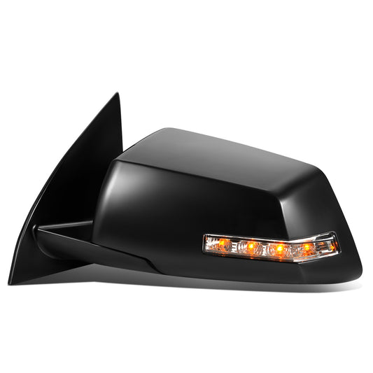 RETROVISOR MIRROR - OEM - 07-10 SATURN OUTLOOK - POWERED - HEATED - W/ SIGNAL - W/ MEMORY - W/ POWER FOLDING - BLACK MATERIAL - LEFT