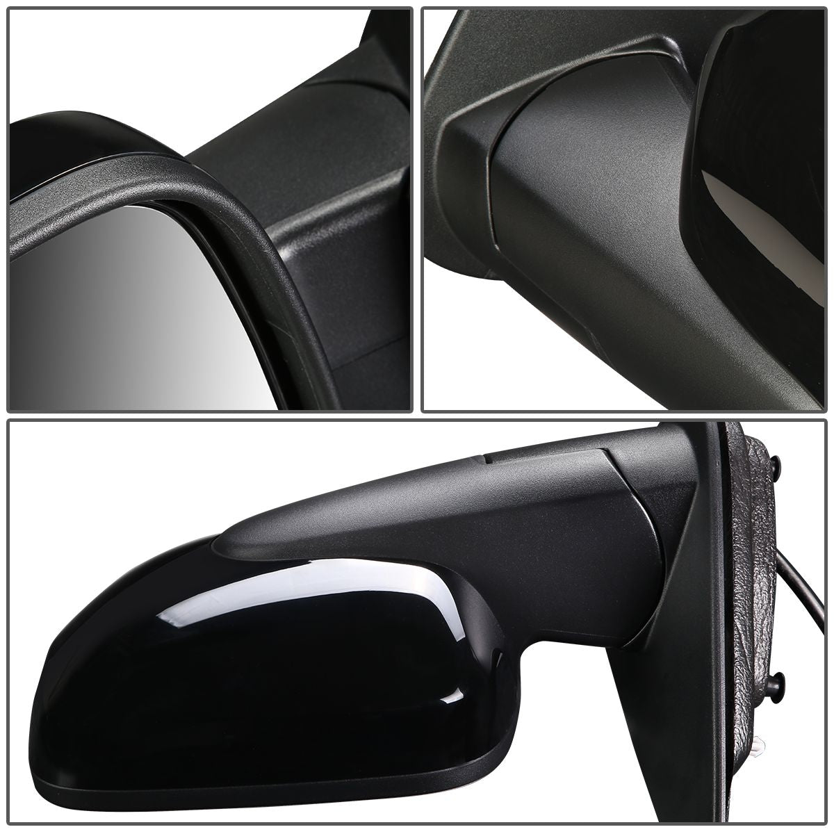 RETROVISOR MIRROR - OEM - 07-11 CHEVY HHR - POWERED - PAINTABLE - BLACK - LEFT