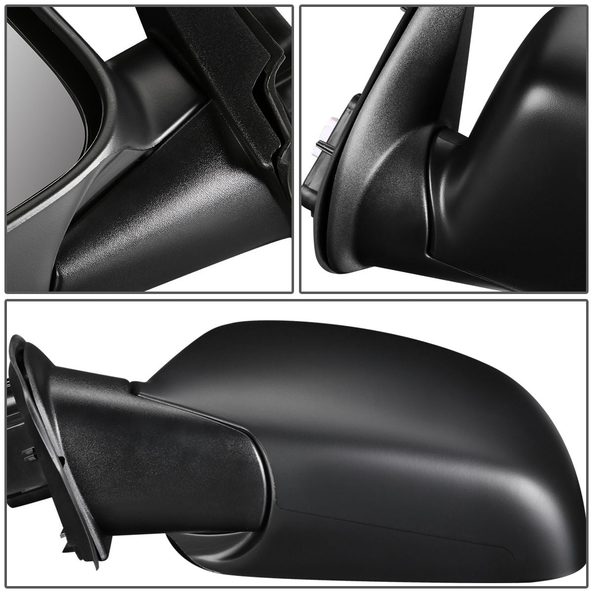 RETROVISOR MIRROR - OEM - 09-12 CHEVY COLORADO / 09-12 GMC CANYON - POWERED - PAINTABLE - BLACK - LEFT