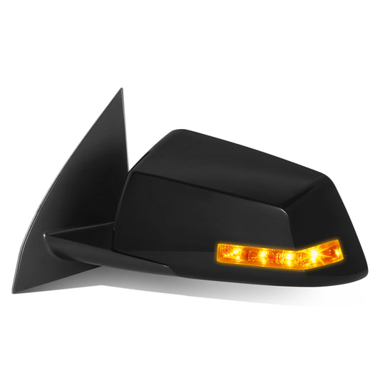 RETROVISOR MIRROR - OE STYLE - CHEVROLET TRAVERSE 2009-2014 - WITH POWER WITH HEATED WITH SIGNAL WITH BLIND SPOT - DRIVER LEFT SIDE - BLACK