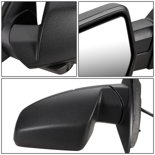 RETROVISOR MIRROR - OEM - 10-16 CHEVY EQUINOX - POWERED - FOLDING - TEXTURED - BLACK - LEFT