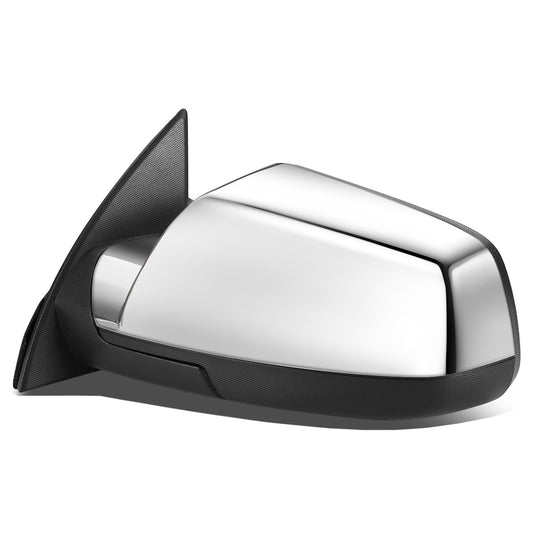 RETROVISOR MIRROR - OEM - 10-16 CHEVY EQUINOX - POWERED - HEATED - W/ MEMORY - W/ BSD - FOLDING - CHROME COVER - LEFT