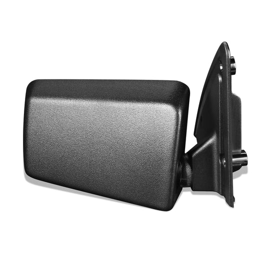 RETROVISOR MIRROR - OEM - 85-94 CHEVY S10 BLAZER / 85-93 CHEVY S10 PICKUP / 85-91 GMC S15 JIMMY / 85-90 GMC S15 PICKUP / 91-93 GMC SONOMA / 91-94 OLDSMOBILE BRAVADA - MANUAL - TEXTURED - BLACK - RIGHT