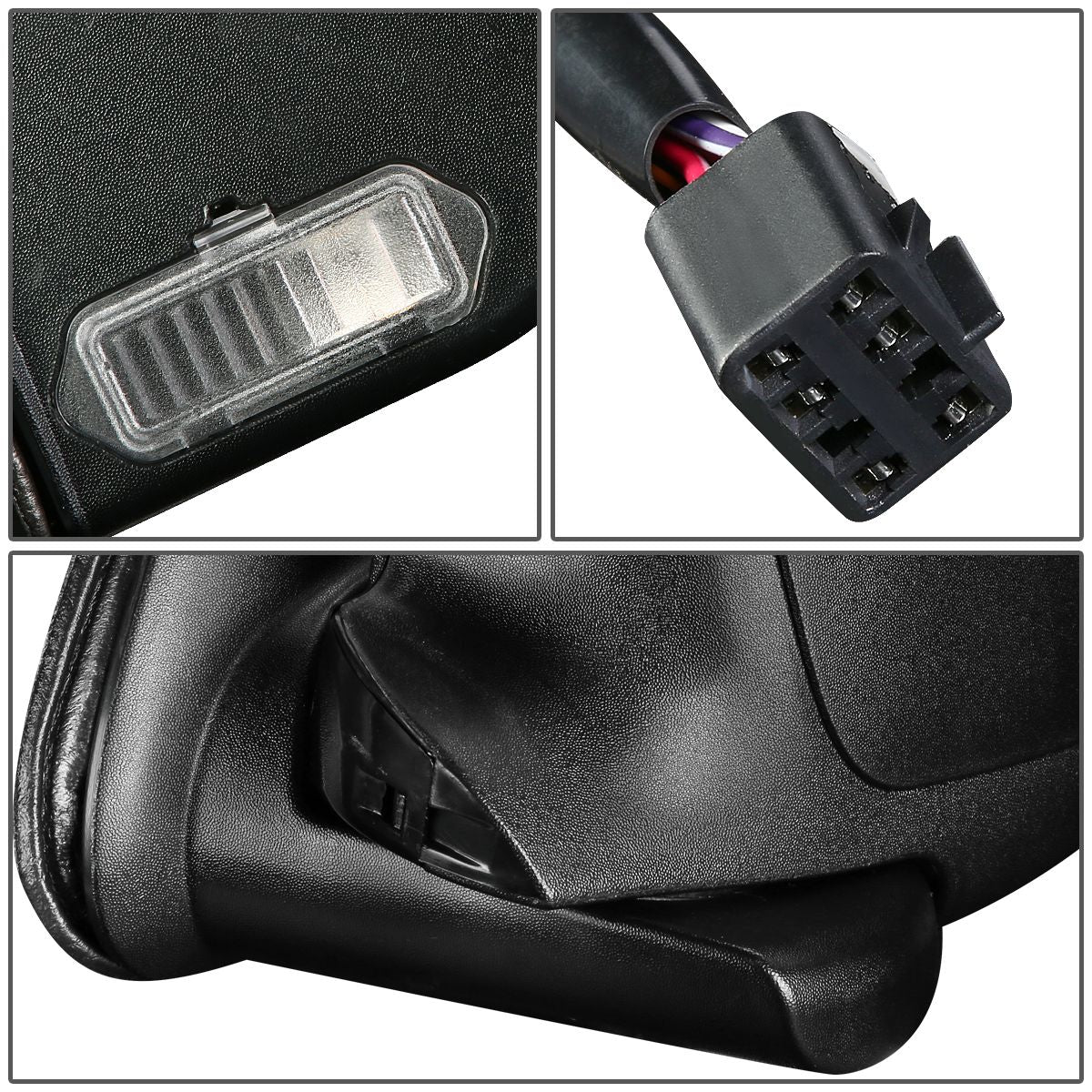 RETROVISOR MIRROR - OEM - 00-06 CHEVY SUBURBAN 1500 , 2500 / 00-06 CHEVY TAHOE / 00-06 GMC YUKON / 00-06 GMC YUKON XL 1500 - POWERED - HEATED - TEXTURED - BLACK - RIGHT