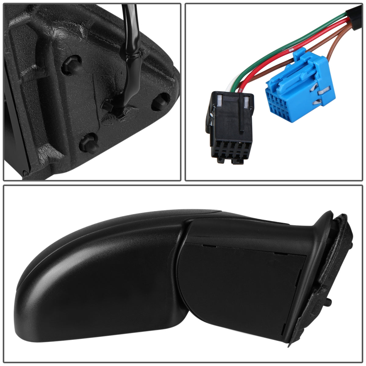 RETROVISOR MIRROR - OEM - 03-06 CHEVY SILVERADO / 2007 CHEVY SILVERADO CLASSIC / 03-06 CHEVY SUBURBAN / 03-06 CHEVY AVALANCHE / 03-06 CHEVY TAHOE / 03-06 GMC SIERRA / 2007 GMC SIERRA CLASSIC / 03-06 GMC YUKON / 03-06 CADILLAC ESCALADE - INJECTION MOLDED