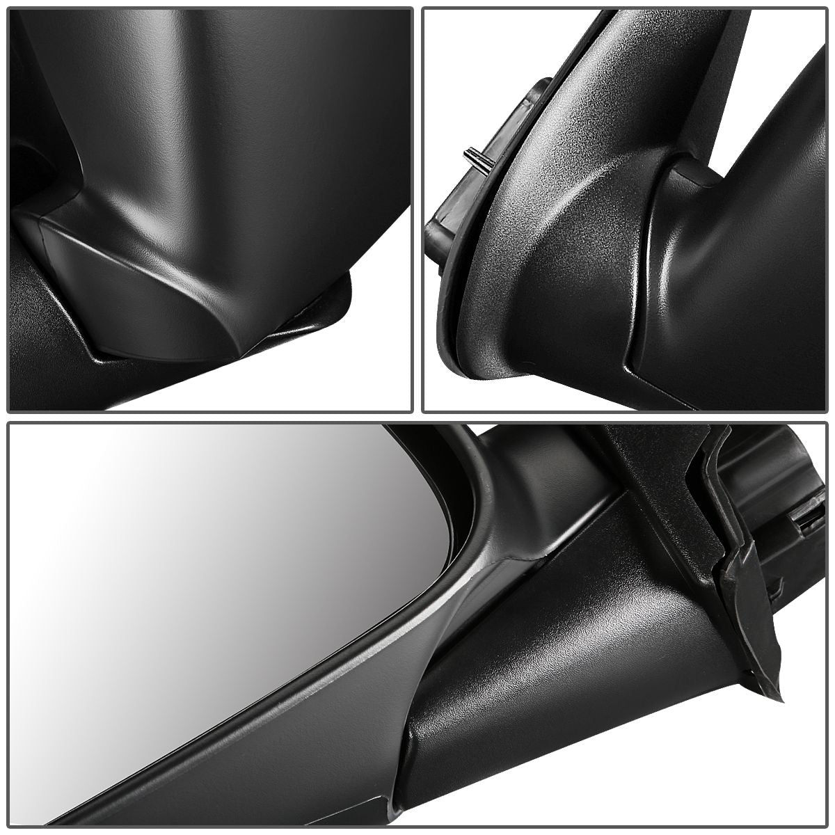 RETROVISOR MIRROR - OEM - 09-12 CHEVY COLORADO / 09-12 GMC CANYON - MANUAL - PAINTABLE - BLACK - RIGHT