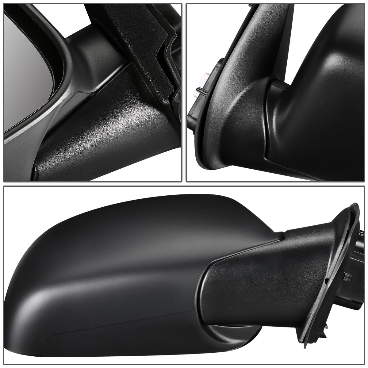 RETROVISOR MIRROR - OEM - 09-12 CHEVY COLORADO / 09-12 GMC CANYON - POWERED - PAINTABLE - BLACK - RIGHT