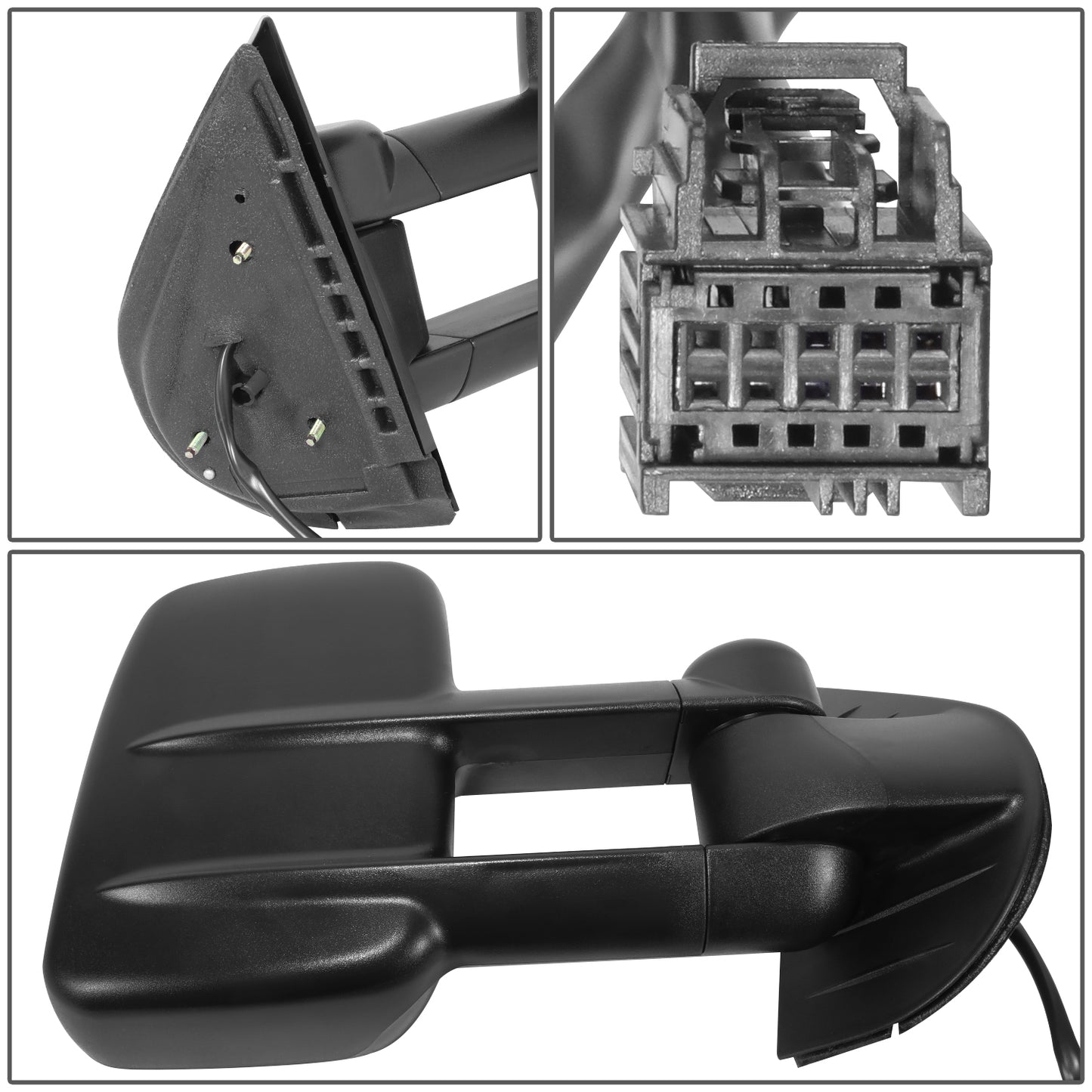 RETROVISOR MIRROR - OE STYLE - CHEVROLET SILVERADO 1500 07-13 - CHEVROLET SILVERADO 2500 07-13 - CHEVROLET SILVERADO 3500 07-13 - GMC SIERRA 1500 07-13 - GMC SIERRA 2500 07-13 - GMC SIERRA 3500 07-13 - WITH POWER WITH HEATED GLASS - PASSENGER SIDE - PAINT