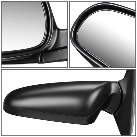 RETROVISOR MIRROR - OEM - 90-93 HONDA ACCORD - POWERED - FOLDING - TEXTURED - BLACK - LEFT