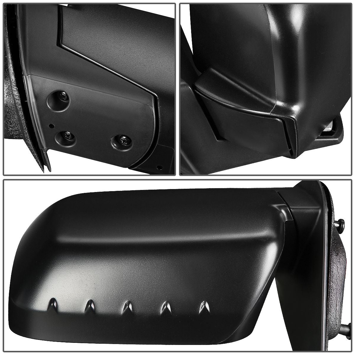 RETROVISOR MIRROR - OEM - 06-14 HONDA RIDGELINE RT - POWERED - TEXTURED - BLACK - LEFT