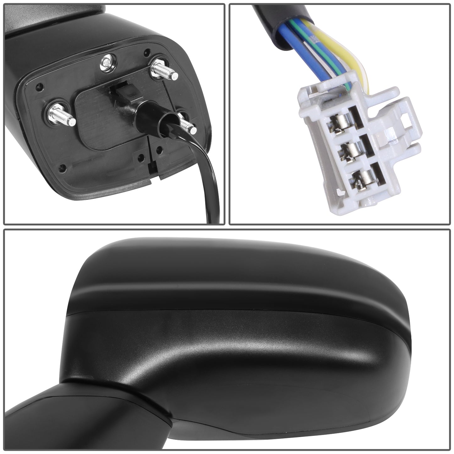 RETROVISOR MIRROR - OE STYLE - HONDA CIVIC 14-15 - WITH POWER - DRIVER SIDE - PAINT TO MATCH - BLACK