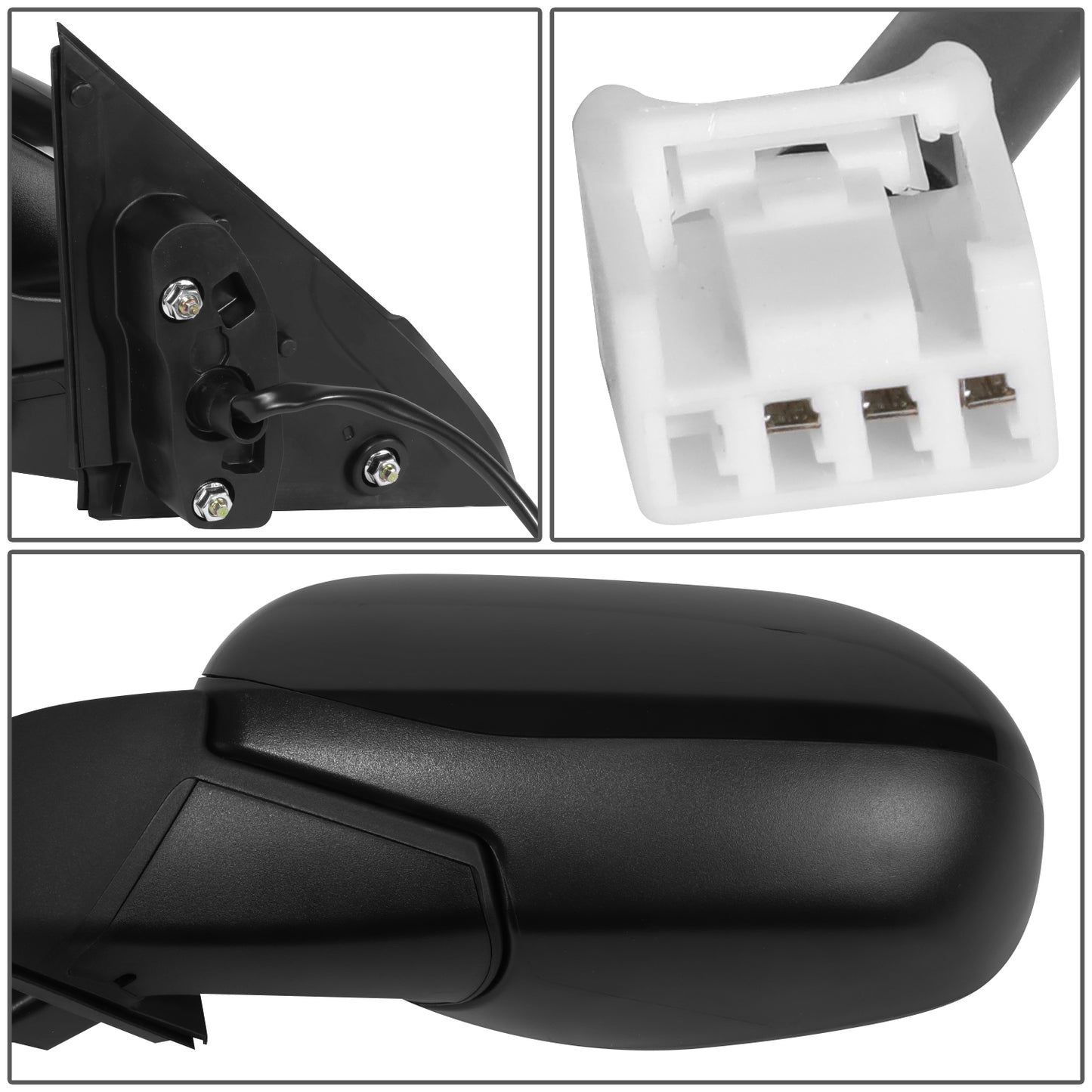 RETROVISOR MIRROR - OE STYLE - HONDA HR-V 16 - WITH POWER - DRIVER SIDE - PAINT TO MATCH - BLACK