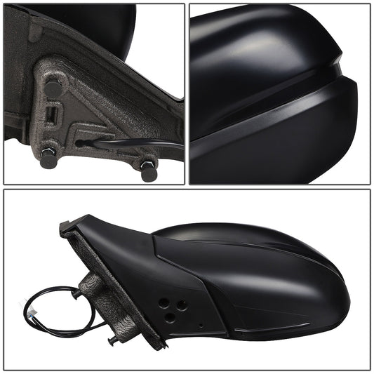 RETROVISOR MIRROR - OEM - 16-18 HONDA PILOT - POWERED - FOLDING - W/ ASPHERICAL GLASS - TEXTURED - BLACK - LEFT