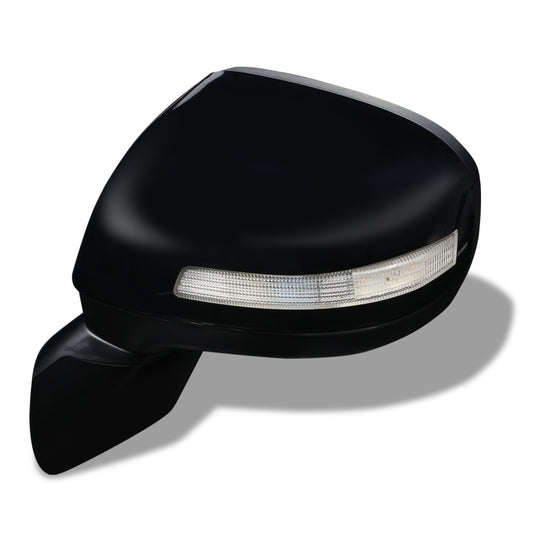 RETROVISOR MIRROR - OEM - 13-15 HONDA CIVIC - POWERED - W/ SIGNAL LIGHT - FOLDING - BLACK MATERIAL - LEFT