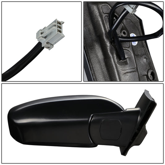 RETROVISOR MIRROR - OEM - 99-04 HONDA ODYSSEY - POWERED - FOLDING - BLACK MATERIAL - RIGHT