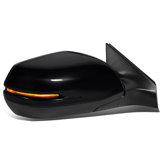 RETROVISOR MIRROR - OEM - 17-20 HONDA CR-V - POWERED - HEATED - W/ SIGNAL LIGHT - W/ BSD - FOLDING - BLACK MATERIAL - RIGHT