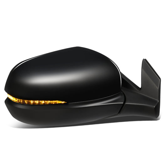 RETROVISOR MIRROR - OEM - 16-18 HONDA PILOT - POWERED - HEATED - W/ SIGNAL LIGHT - FOLDING - BLACK MATERIAL - RIGHT