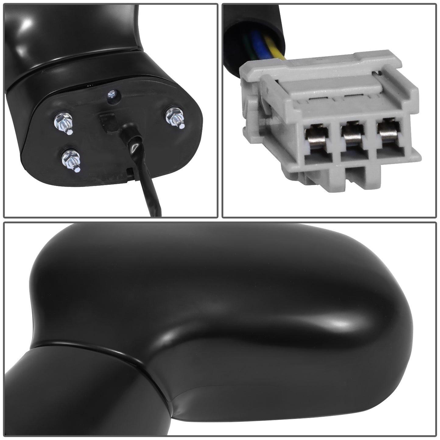 RETROVISOR MIRROR - OE STYLE - HONDA CIVIC 06-11 - WITH POWER - DRIVER SIDE - PAINT TO MATCH - BLACK