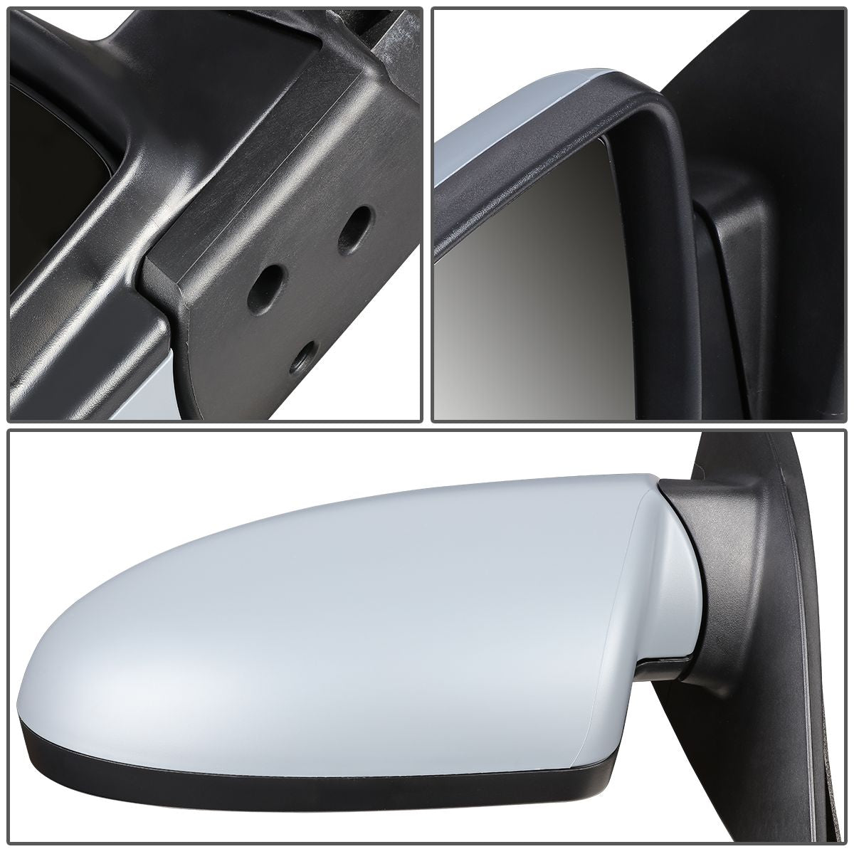 RETROVISOR MIRROR - OEM - 06-09 HYUNDAI ACCENT - POWERED - GRAY - LEFT