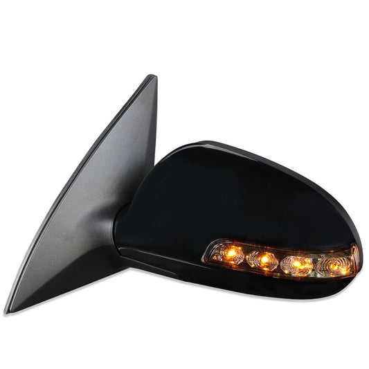 RETROVISOR MIRROR - OEM - 09-12 HYUNDAI ELANTRA - POWERED - HEATED - BLACK - LEFT