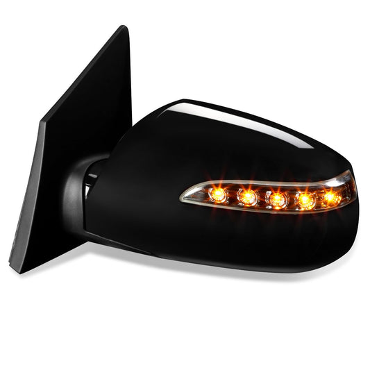 RETROVISOR MIRROR - OEM - 10-15 HYUNDAI TUCSON - POWERED - TEXTURED - BLACK - LEFT