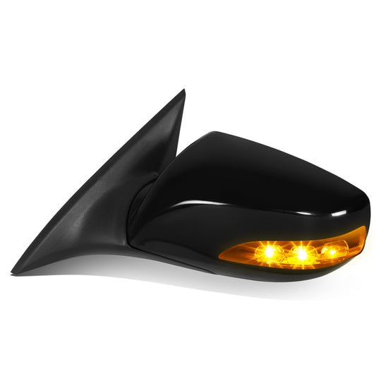 RETROVISOR MIRROR - OE STYLE - HYUNDAI GENESIS COUPE 2010-2016 - WITH POWER WITH TURN SIGNAL - DRIVER LEFT SIDE - BLACK