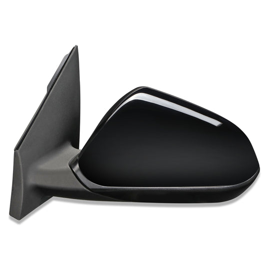 RETROVISOR MIRROR - OEM - 15-17 HYUNDAI SONATA - POWERED - HEATED - FOLDING - W/ SPOTTER GLASS - BLACK MATERIAL - LEFT