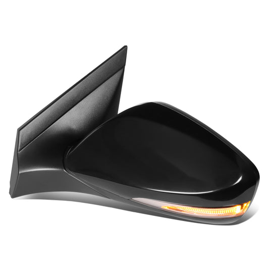 RETROVISOR MIRROR - OEM - 14-17 HYUNDAI ACCENT - POWERED - HEATED - BLACK - LEFT