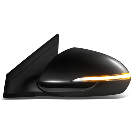 RETROVISOR MIRROR - OEM - 17-18 HYUNDAI ELANTRA - POWERED - HEATED - W/ SIGNAL LIGHT - W/ MEMORY - W/BSD - FOLDING - BLACK MATERIAL - LEFT