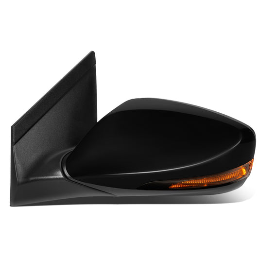 RETROVISOR MIRROR - OEM - 11-13 HYUNDAI ELANTRA - POWERED - HEATED - W/ SIGNAL LIGHT - FOLDING - BLACK MATERIAL - LEFT