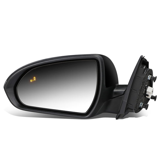 RETROVISOR MIRROR - OEM - 17-18 HYUNDAI ELANTRA - POWERED - HEATED - W/ SIGNAL LIGHT - W/ BSD - FOLDING - BLACK MATERIAL - LEFT