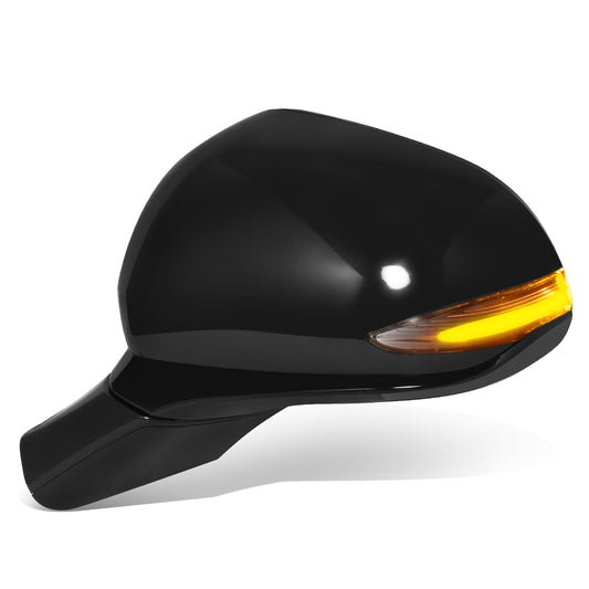 RETROVISOR MIRROR - OE STYLE - HYUNDAI SANTA FE 19-20 - WITH POWER WITH HEATED GLASS WITH TURN SIGNAL - DRIVER SIDE - PAINT TO MATCH - BLACK