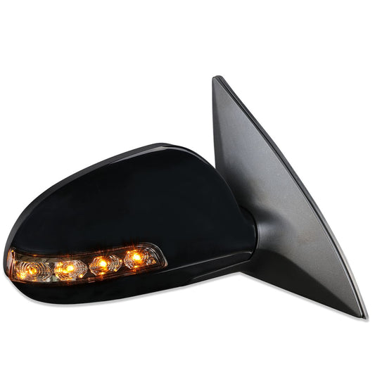 RETROVISOR MIRROR - OEM - 09-12 HYUNDAI ELANTRA - POWERED - HEATED - BLACK - RIGHT