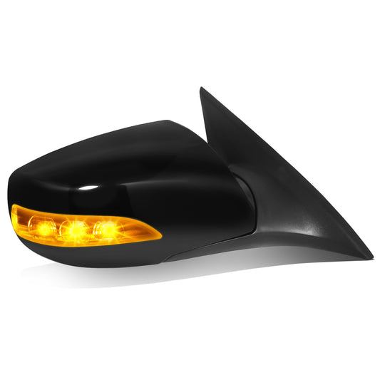 RETROVISOR MIRROR - OE STYLE - HYUNDAI GENESIS COUPE 10-16 - WITH POWER WITH HEATED GLASS WITH TURN SIGNAL - PASSENGER SIDE - PAINT TO MATCH - BLACK