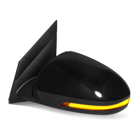 RETROVISOR MIRROR - OE STYLE - HYUNDAI TUCSON 16-18 - WITH POWER WITH HEATED GLASS WITH BLIND SPOT WITH SIGNAL - PASSENGER SIDE - PAINT TO MATCH - BLACK