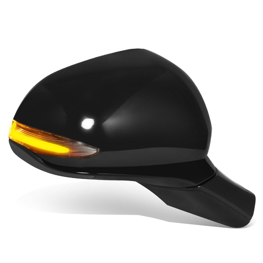 RETROVISOR MIRROR - OE STYLE - HYUNDAI SANTA FE 19-20 - WITH POWER WITH HEATED GLASS WITH TURN SIGNAL - PASSENGER SIDE - PAINT TO MATCH - BLACK