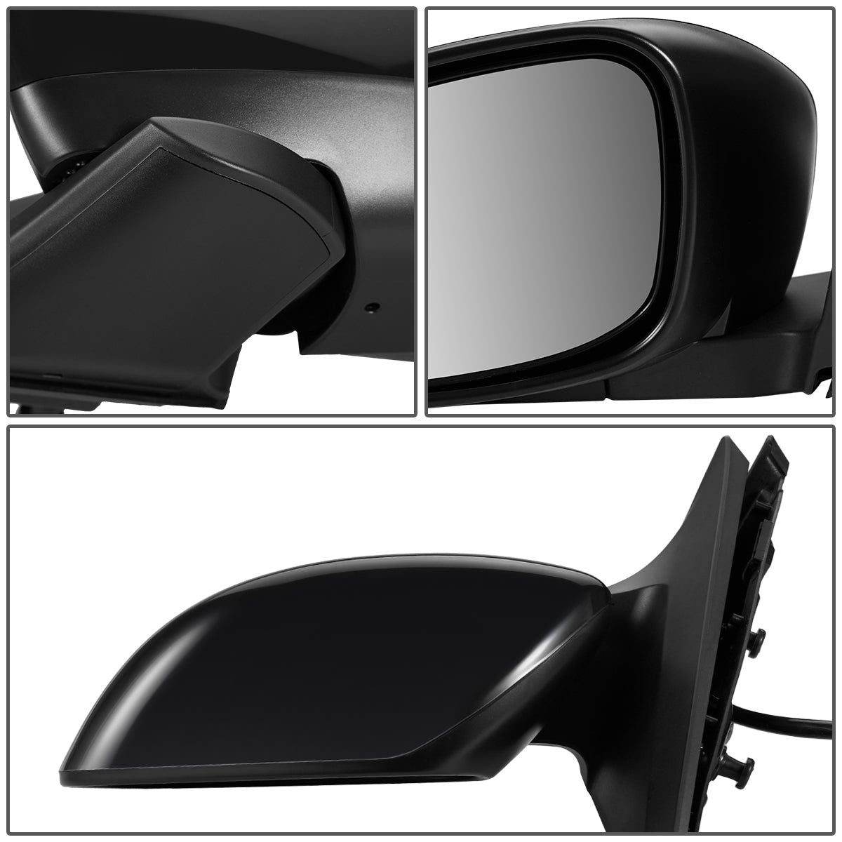 RETROVISOR MIRROR - OEM - 09-13 INFINITI G37 2/4-DR - POWERED - HEATED - W/ MEMORY - FOLDING - BLACK - LEFT
