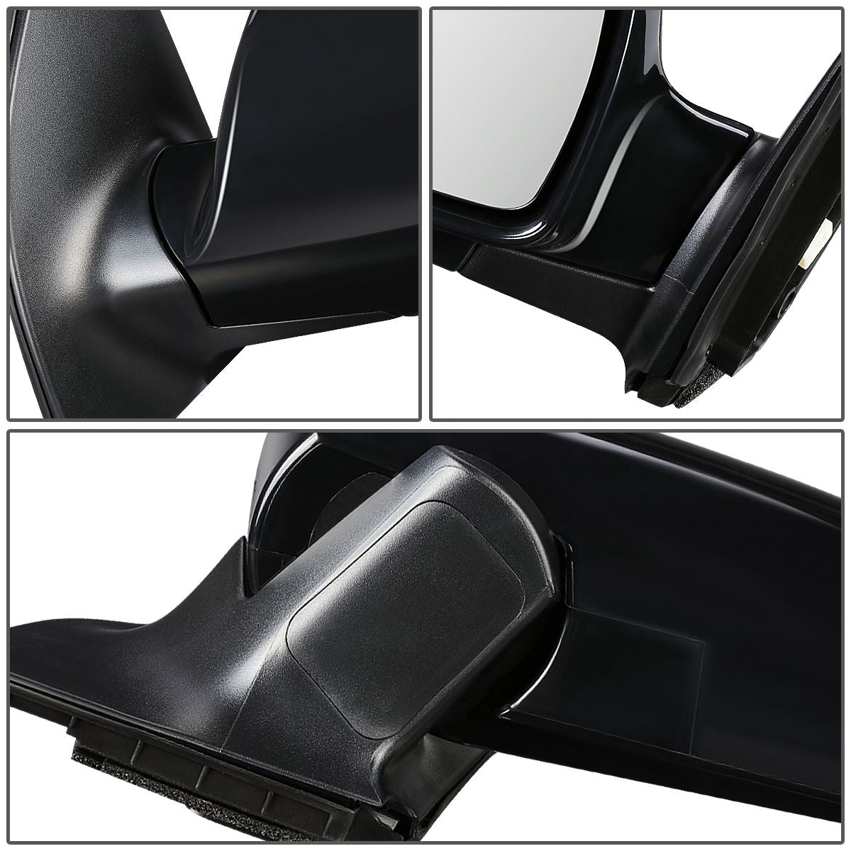 RETROVISOR MIRROR - OEM - 06-09 KIA SEDONA - POWERED - PAINTABLE - BLACK - LEFT