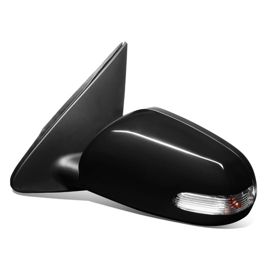 RETROVISOR MIRROR - OEM - 10-13 KIA FORTE - POWERED - HEATED - TEXTURED - BLACK - LEFT