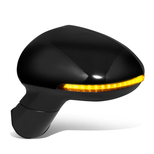 RETROVISOR MIRROR - OE STYLE - KIA RIO 14-17 - WITH POWER WITH HEATED GLASS WITH TURN SIGNAL - DRIVER SIDE - PAINT TO MATCH - BLACK