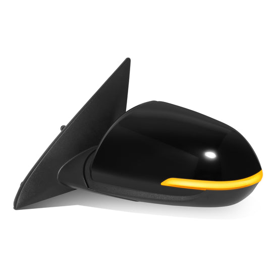 RETROVISOR MIRROR - OE STYLE - KIA SELTOS 2021-2024 - WITH POWER WITH HEATED GLASS WITH BLIND SPOT - DRIVER LEFT SIDE - BLACK