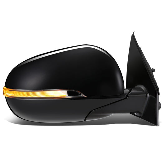 RETROVISOR MIRROR - OEM - 14-15 KIA SORENTO - POWERED - HEATED - W/ SIGNAL LIGHT - W/ MEMORY - W/ BSD - POWER FOLDING - BLACK MATERIAL - RIGHT