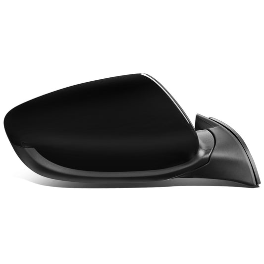 RETROVISOR MIRROR - OEM - 14-16 KIA FORTE, FORTE KOUP - POWERED - HEATED - FOLDING - BLACK MATERIAL - RIGHT