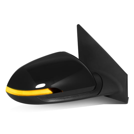 RETROVISOR MIRROR - OE STYLE - KIA RIO 18-20 - WITH POWER WITH HEATED GLASS WITH TURN SIGNAL - PASSENGER SIDE - PAINT TO MATCH - BLACK