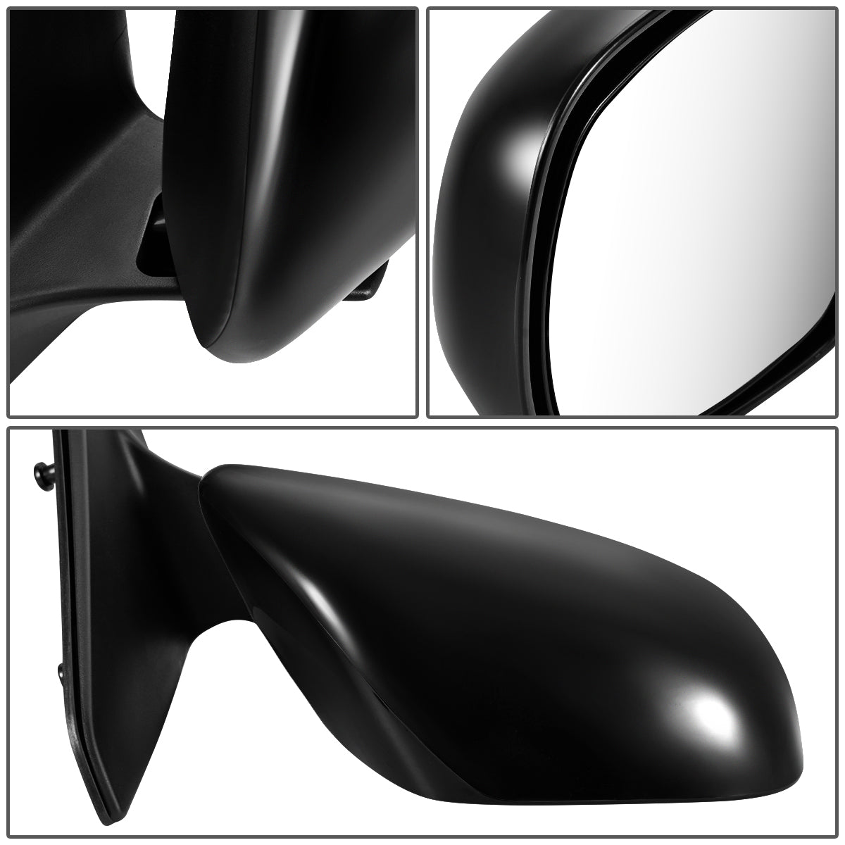 RETROVISOR MIRROR - OEM - 03-05 LEXUS GX470 - POWERED - HEATED - W/ MEMORY - FOLDING - BLACK MATERIAL - RIGHT