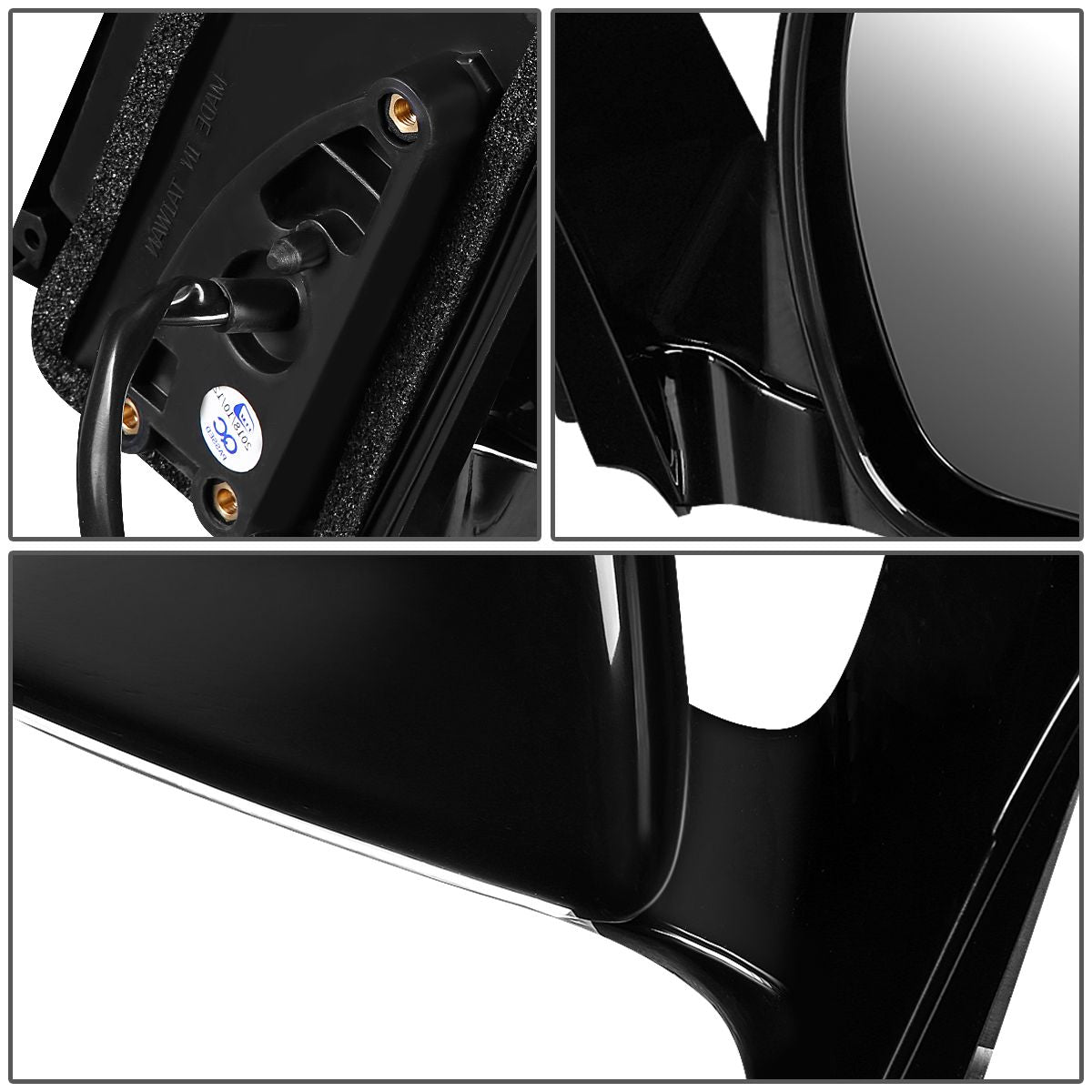 RETROVISOR MIRROR - OEM - 04-06 LEXUS RX330 / 07-09 LEXUS RX350 / 06-08 LEXUS RX400H - POWERED - HEATED - PAINTABLE - BLACK - RIGHT