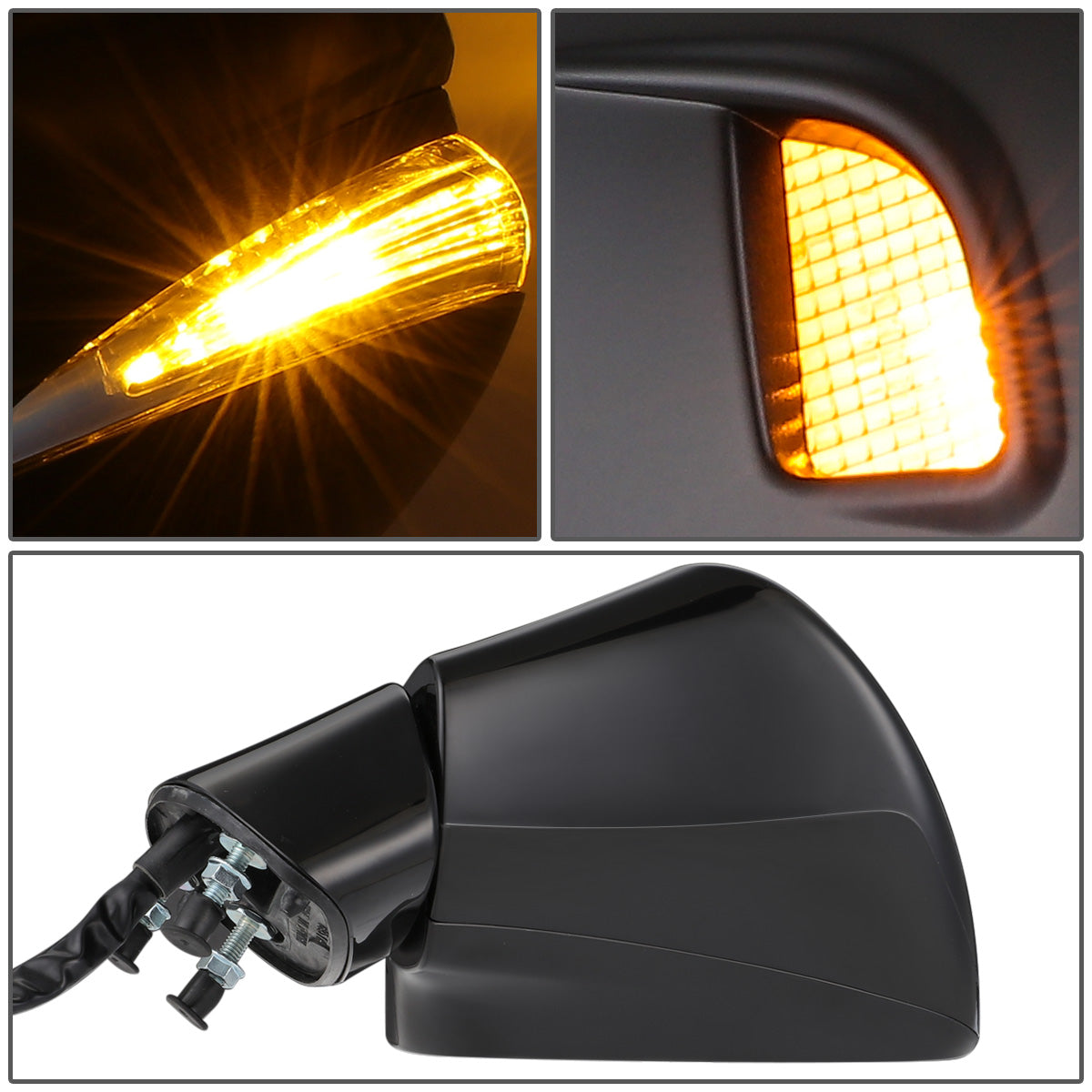 RETROVISOR MIRROR - OEM - 13-15 LEXUS ES350, ES300H - POWERED - HEATED - W/ SIGNAL LIGHT - W/ MEMORY - W/ PUDDLE LIGHT - W/ BSD - FOLDING - BLACK MATERIAL - RIGHT