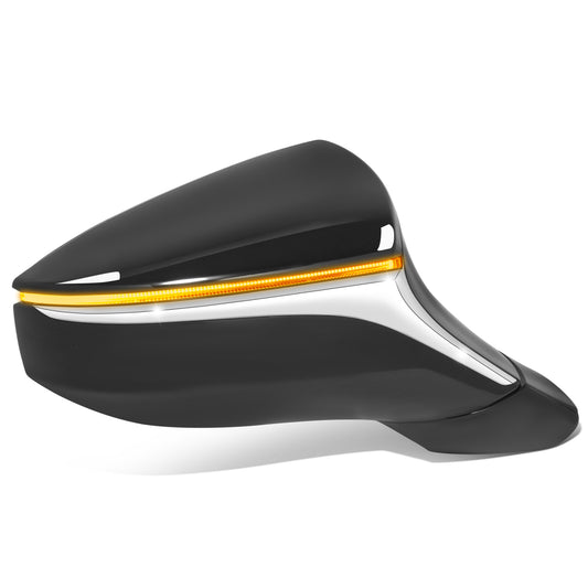 RETROVISOR MIRROR - OE STYLE - LEXUS UX200 19-24 - LEXUS UX250H 19-24 - WITH POWER FOLD WITH HEATED WITH SIGNAL WITH BLIND SPOT - PASSENGER SIDE - PAINT TO MATCH - BLACK