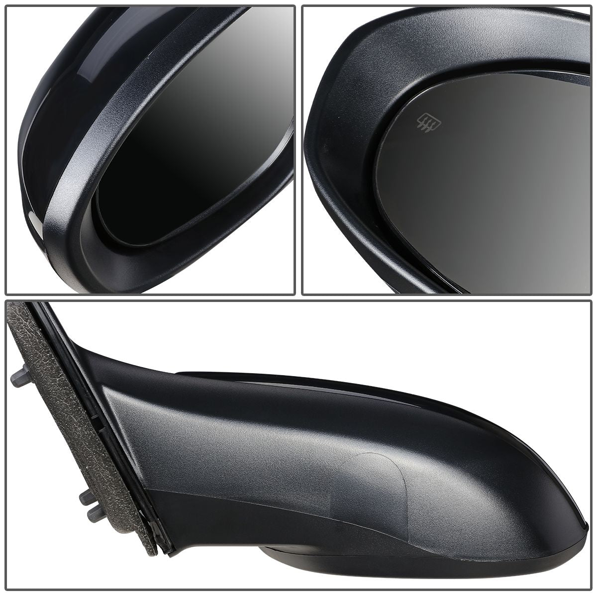 RETROVISOR MIRROR - OEM - 09-13 MAZDA 6 - POWERED - HEATED - PAINTABLE - BLACK - LEFT